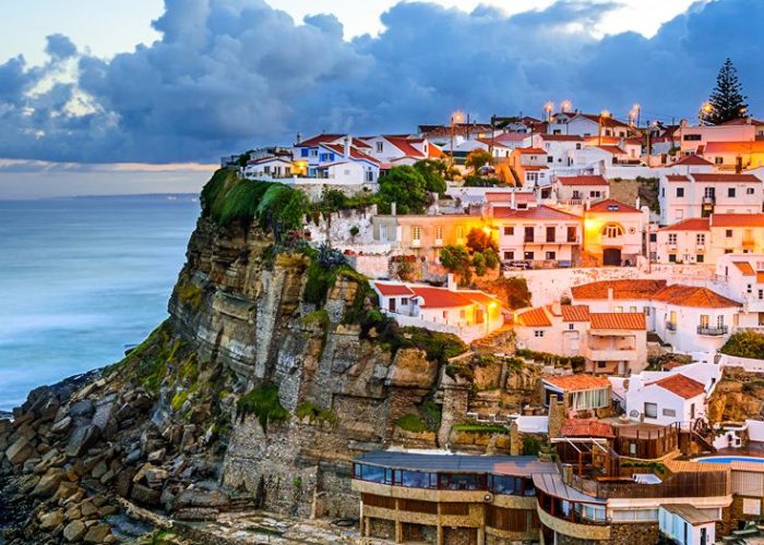 Image Portugal Azenhas do Mar Sintra Crag Coast Evening 1080x1920